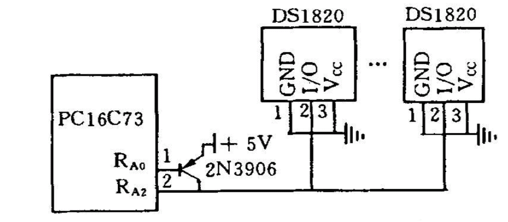 測溫單元電路設(shè)計示意圖