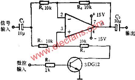 數(shù)控式模擬開(kāi)關(guān)電路圖  www.www27dydycom.cn