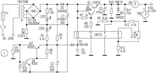 lm723可調(diào)電源電路圖大全（八款lm723可調(diào)電源電路設(shè)計(jì)原理圖詳解）
