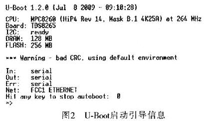 U-Boot的啟動引導(dǎo)信息