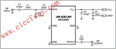 MAX2640針對470MHz至770MHz ISDB-T應用的調(diào)諧電路