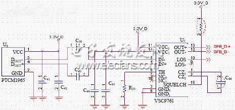 接收模塊的電路設(shè)計