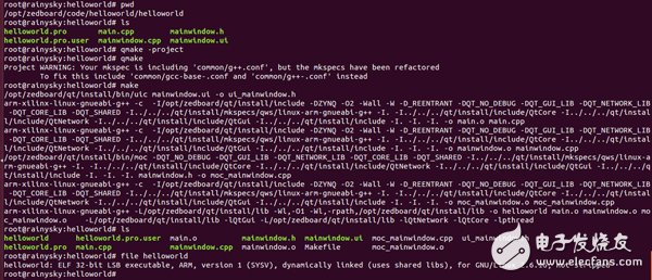 rainysky陪你一起在zedboard上移植qt+opencv（四）：在zedboard運(yùn)行QT