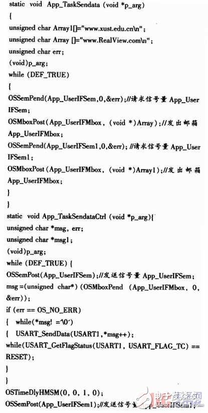 基于STM32V評(píng)估板的嵌入式實(shí)時(shí)操作系統(tǒng)μC／OS-II串口通信設(shè)計(jì)    